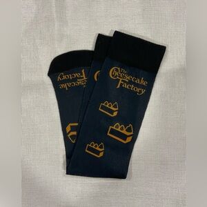 Authentic & Original “The Cheesecake Factory” Crew Socks.